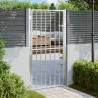 Garden Gate 100x200 cm Stainless Steel Size 100 x 200 cm 