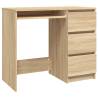 Elegant Sonoma Oak Desk - 90x45 cm | HipoMarket