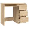 Elegant Sonoma Oak Desk - 90x45 cm | HipoMarket