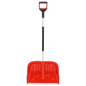 Snow Shovel Red 136 cm Aluminium | Easy Snow Removal