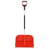 Snow Shovel Red 136 cm Aluminium | Easy Snow Removal