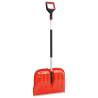 Snow Shovel Red 136 cm Aluminium | Easy Snow Removal