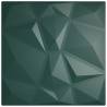 24 Green XPS Wall Panels 50x50 cm | Diamond Design - HipoMarket