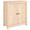 Stylish Sideboards - 2 pcs Solid Pine Wood | Hipomarket UK