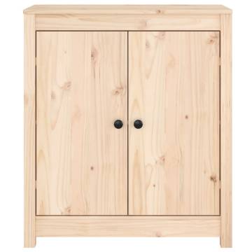 Stylish Sideboards - 2 pcs Solid Pine Wood | Hipomarket UK