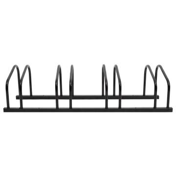 Durable Black Steel Bike Rack for 4 Bikes | HipoMarket