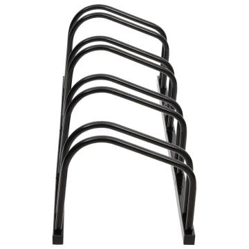 Durable Black Steel Bike Rack for 4 Bikes | HipoMarket