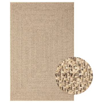 Rug 200x290 cm Jute Look - Stylish Indoor & Outdoor Comfort