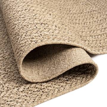 Rug 200x290 cm Jute Look - Stylish Indoor & Outdoor Comfort