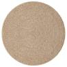 Durable Jute Look Rug 120 cm for Indoor & Outdoor Use