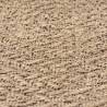 Durable Jute Look Rug 120 cm for Indoor & Outdoor Use