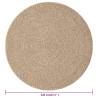 Durable Jute Look Rug 120 cm for Indoor & Outdoor Use