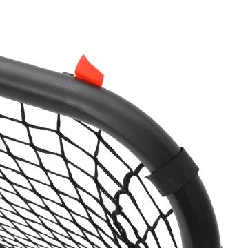 Soccer Goal with Net - Red & Black Steel 90x48x71 cm