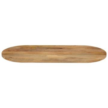 Table Top 100x40 cm Oval Solid Mango Wood | Hipomarket