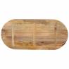 Oval Solid Wood Mango Table Top 140x60 cm - HipoMarket