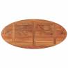 Oval Solid Wood Acacia Table Top - 120x50x2.5 cm