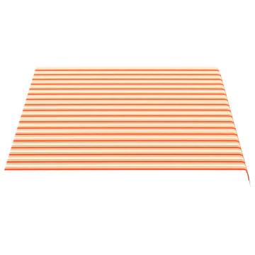 Replacement Awning Fabric Yellow & Orange 3.5x2.5m | Hipomarket