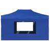 Professional Folding Party Tent with Walls - 4.5x3 m Blue