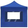 Professional Folding Party Tent with Walls - 4.5x3 m Blue