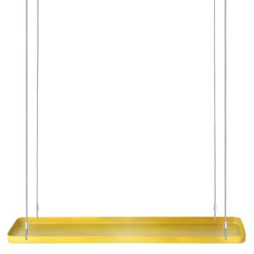 Esschert Design Hanging Plant Tray - Rectangular Gold L