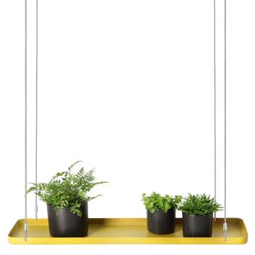 Esschert Design Hanging Plant Tray - Rectangular Gold L