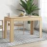 Dining Table Sonoma Oak 120x60x76 cm Engineered Wood Colour sonoma oak Quantity in Package 1 