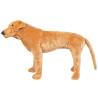 Standing Plush Toy Labrador Dog - XXL Light Brown | HipoMarket