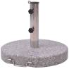 Parasol Stand 45 cm Colour grey Quantity in Package 1 Weight 30 kg Model with transport rollers 