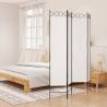 4-Panel Room Divider White 160x200 cm Fabric Colour white Size 160 x 200 cm Number of 1 Number_of_Panels 4 