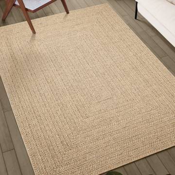 Rug 160x230 cm Jute Look - Indoor & Outdoor Comfort