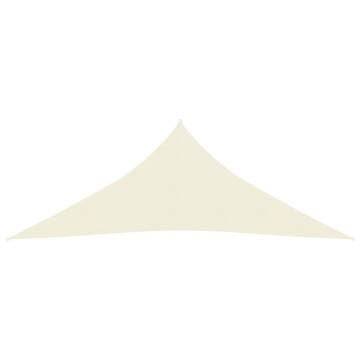 Sunshade Sail 6x6m Cream HDPE - UV Protection & Breathable