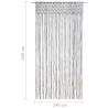 Macrame Curtain Anthracite 140x240 cm - Stylish Cotton Drapes