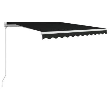 Manual Retractable Awning 350x250 cm Anthracite | HipoMarket