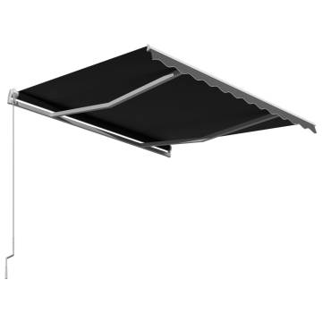 Manual Retractable Awning 350x250 cm Anthracite | HipoMarket