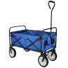 HI Foldable Cart Blue - 53.5x83x27 cm | HipoMarket