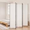 5-Panel Room Divider White 250x220 cm Fabric Colour white Size 250 x 220 cm Number of 1 Number_of_Panels 5 