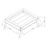 AXI Seedling Growing Table Linda Brown - Multifunctional Garden Access