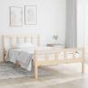 Bed Frame Solid Wood 100x200 cm Colour natural Size 100 x 200 cm 