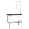 Adjustable Dog Grooming Table with Loops & Basket | HipoMarket