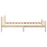 Solid Wood Bed Frame 100x200 cm - Classic & Sturdy Design