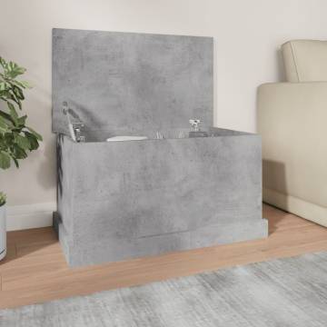 Concrete Grey Storage Box 70x40x38 cm | Stylish Organiser