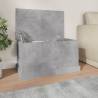 Storage Box Concrete Grey 70x40x38 cm Engineered Wood Colour concrete grey Size 70 x 40 x 38 cm Quantity in Package 1 