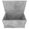 Concrete Grey Storage Box 70x40x38 cm | Stylish Organiser