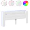 Headboard Cabinet with LED - Modern White Design | Hipo Market