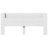 Headboard Cabinet with LED - Modern White Design | Hipo Market