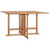 5 Piece Folding Outdoor Dining Set - Solid Teak Wood