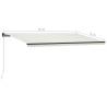 Manual Retractable Awning 600x300 cm Cream - Hipomarket