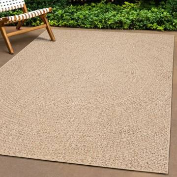 Rug 80x150 cm Jute Look - Stylish & Durable for Indoors/Outdoors