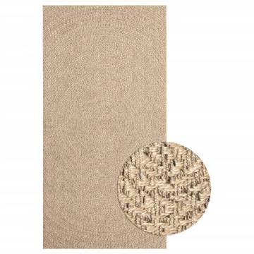 Rug 80x150 cm Jute Look - Stylish & Durable for Indoors/Outdoors