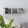 CD Wall Shelf Concrete Grey 75x18x18 cm - Stylish Storage Solution